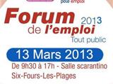 Six-Fours: Forum de l'emploi