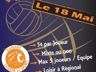 Sanary: Tournoi de volley 4x4 mixte