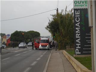 Une passante percutée par un véhicule avenue de la Mer