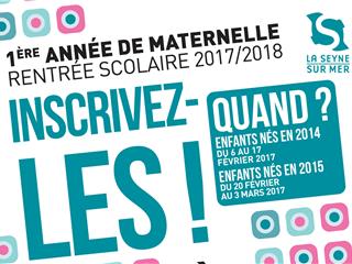 La Seyne : Inscriptions Maternelles