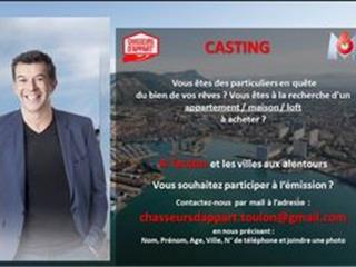 Bandol : Casting pour l'émission "Chasseurs d'appart"