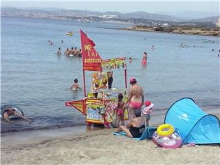 Nouveau : glaces sur la plage