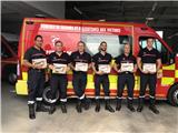 Distribution du calendrier des pompiers