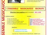 L'ENSEMBLE VOCAL MUSICAVOCE RECRUTE