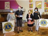 Distribution de masques par le Lions Club Sanary Méditerranée